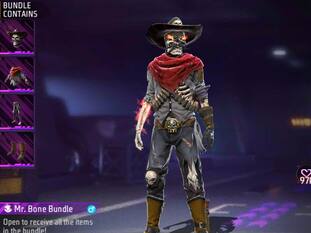 Free Fire Max Daily Special: Flame Wings के साथ आधे दाम में मिल रहा Mr. Bone बंडल, जल्दी करें क्लेम
