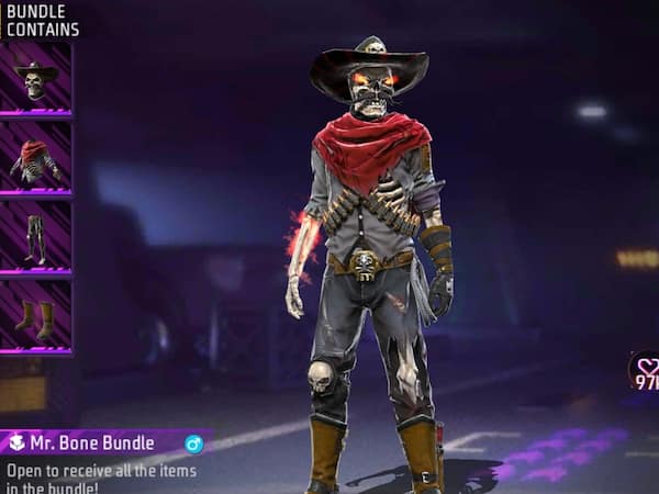Free Fire Max Daily Special: Flame Wings के साथ आधे दाम में मिल रहा Mr. Bone बंडल, जल्दी करें क्लेम