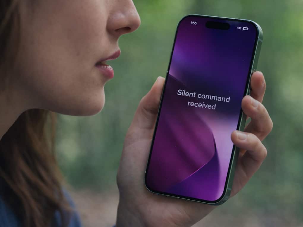 iPhone silent command