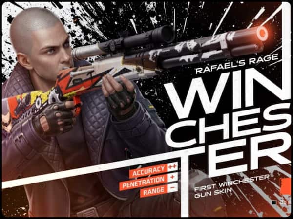 Free Fire Max में Faded wheel इवेंट हुआ शुरू, Winchester Rafael Rage गन स्किन मिल रही FREE