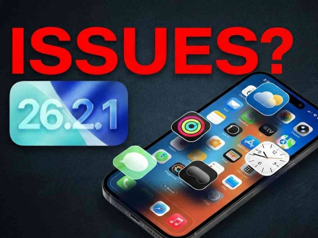 iOS 26.2.1 अपडेट बना iPhone यूजर्स की मुसीबत! ऐप्स क्रैश और फोन रीस्टार्ट जैसी दिक्कतें आई सामने