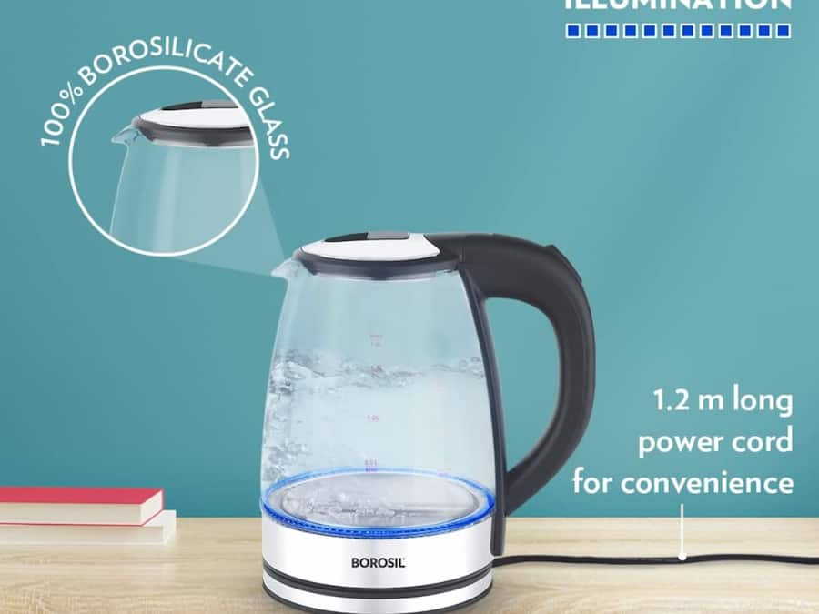 Borosil 1.8L Electric Glass Kettle