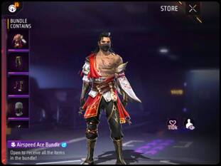 Free Fire Max में Airspeed Ace Bundle पाने का मौका, हाफ Diamonds में करें Claim