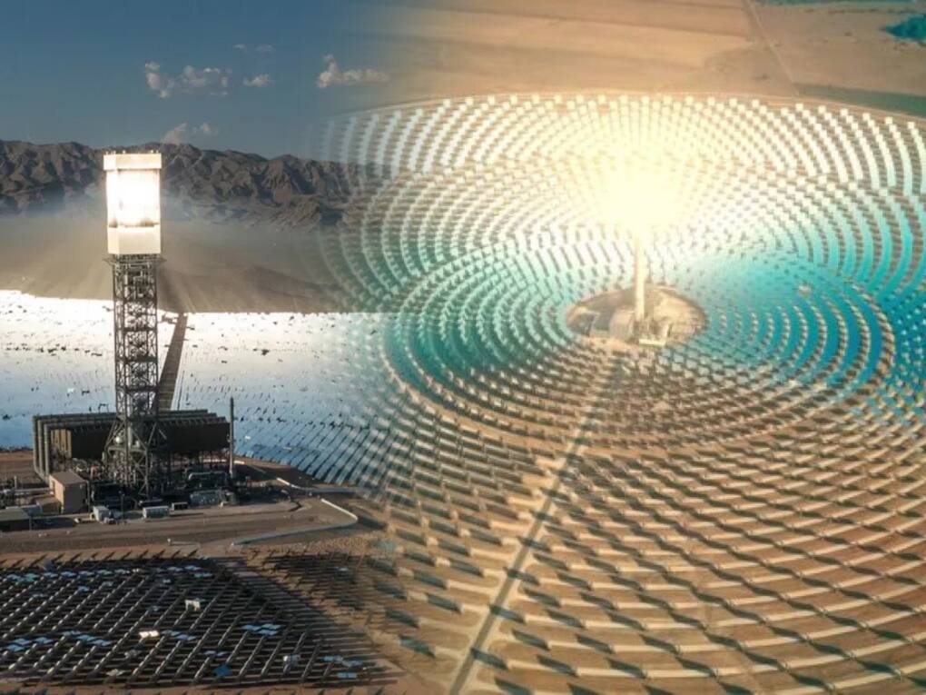 China Dunhuang 12000 mirror Solar Plant