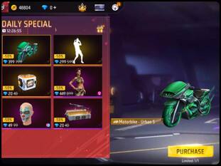Free Fire Max में आज पाएं Motorbike Urban Scooter, आधे Diamonds की पड़ेगी जरूरत