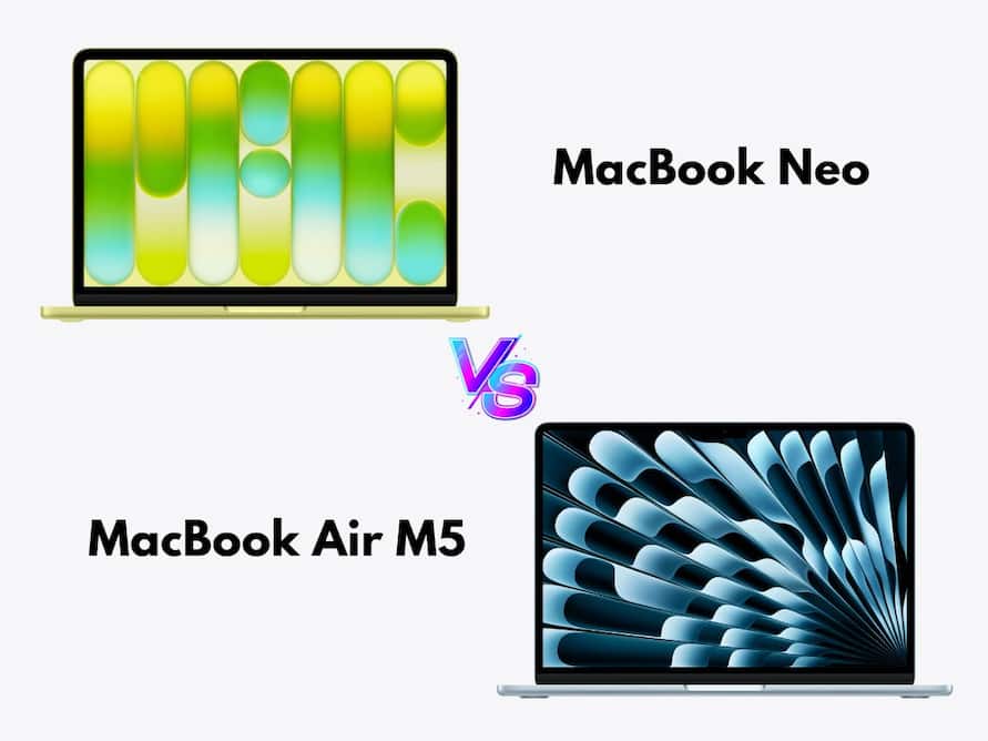 MacBook Neo vs MacBook Air M5: Which Apple laptop should you buy?