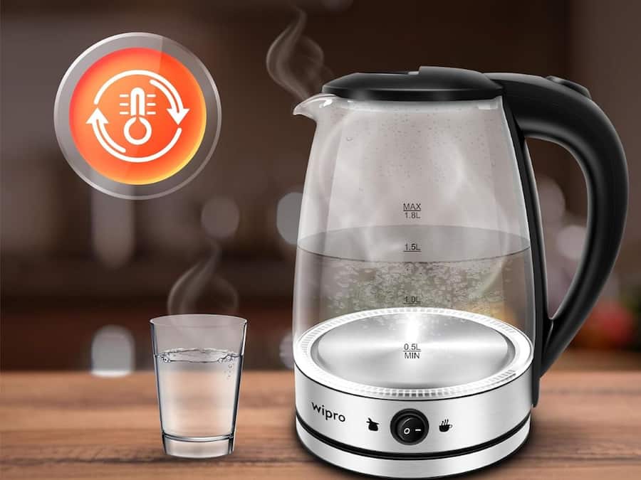 Wipro Elato 1.8 litre Glass LED electric Kettle