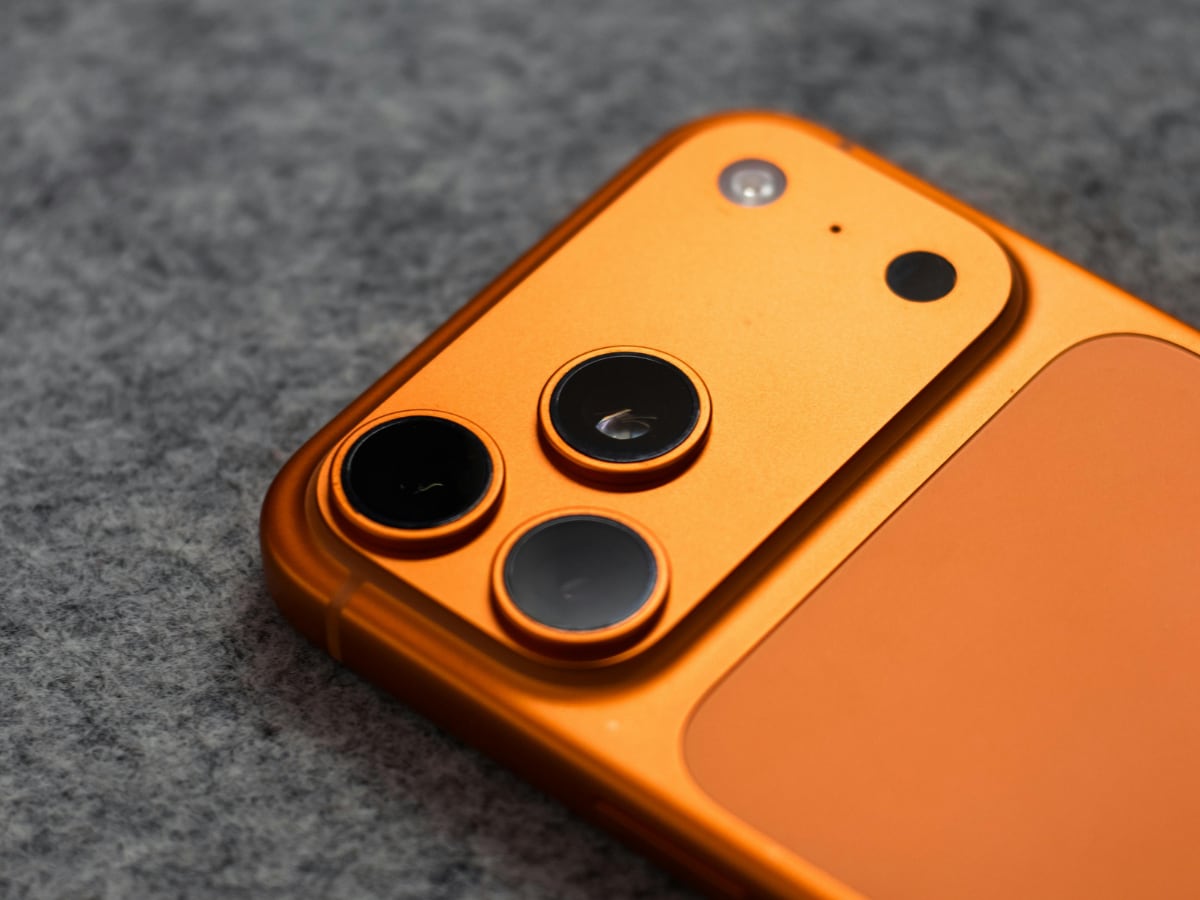 Concept art of an iPhone with advanced camera features