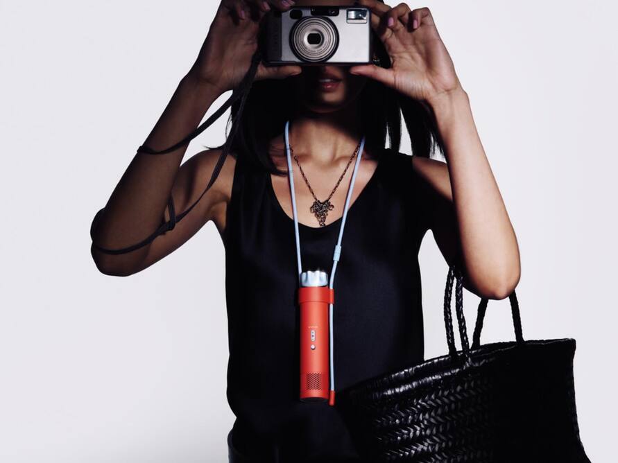 Dyson launches new handheld fan! You can wear, carry, or even place it anywhere