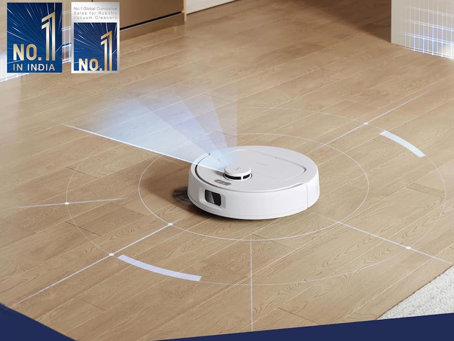ECOVACS DEEBOT N30 White 2 in 1 Robot Vacuum