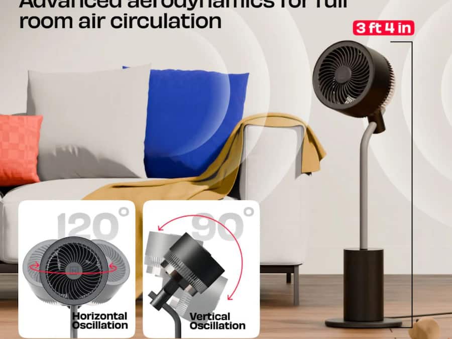 HĀLO v2 3D Air Circulation Fan
