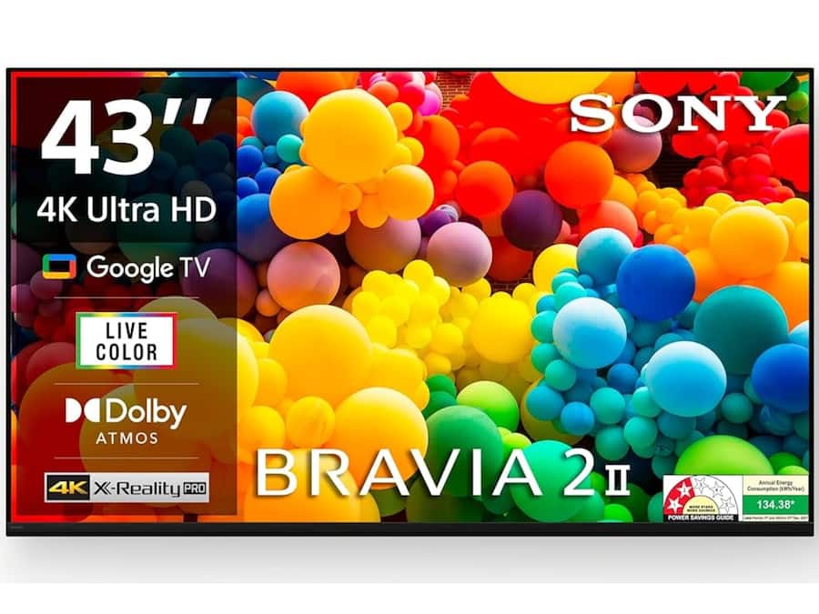 Sony 108 cm 43 inches BRAVIA 2M2 Series 4K Ultra HD Smart LED Google TV
