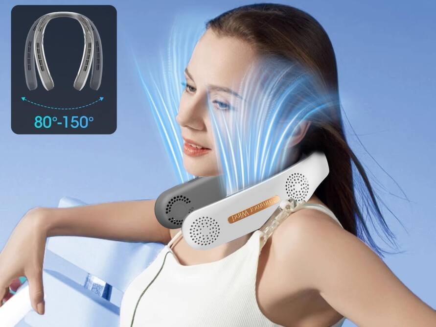 Rs 1000 से भी कम के Portable Neck Fan, घर से बाहर गर्मी में भी देंगे ठंडक
