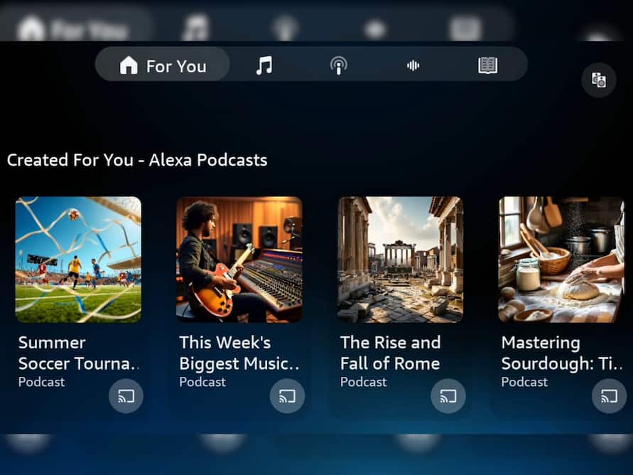 Amazon Alexa+ now turns your questions into AI-generated podcast episodes