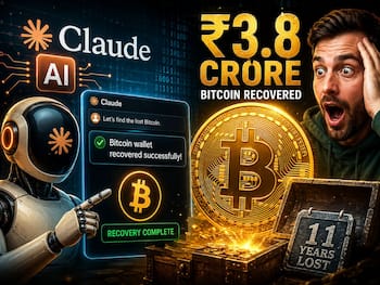 How Claude AI helped recover Rs 3.8 crore Bitcoin lost after a ‘high’ mistake