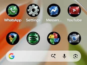 Google gives Pixel phones a Spotify-style disco makeover with glittery app icons