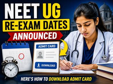 NEET UG 2026 re-exam date announced after leak row, admit cards on June 14: How to download