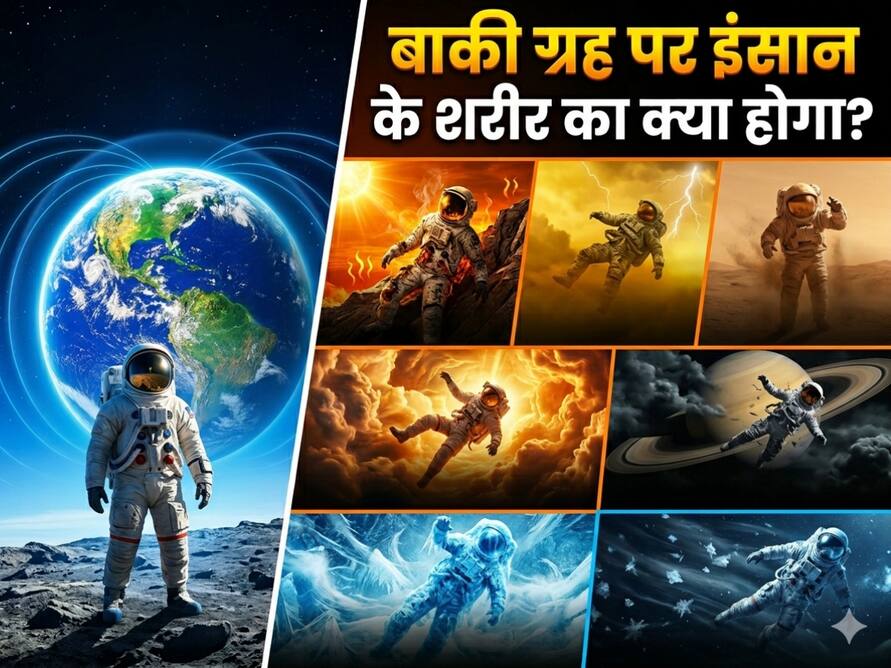 अगर पृथ्वी के अलावा बाकी ग्रह पर चले जाएं तो इंसान के शरीर का क्या होगा?