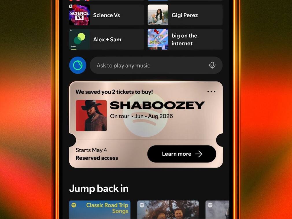 Spotify wants fans to stay longer with AI podcasts, remixes and exclusive ticket access