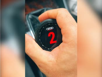 DIY creator turns old smartwatch into functional gear knob display for Audi A4