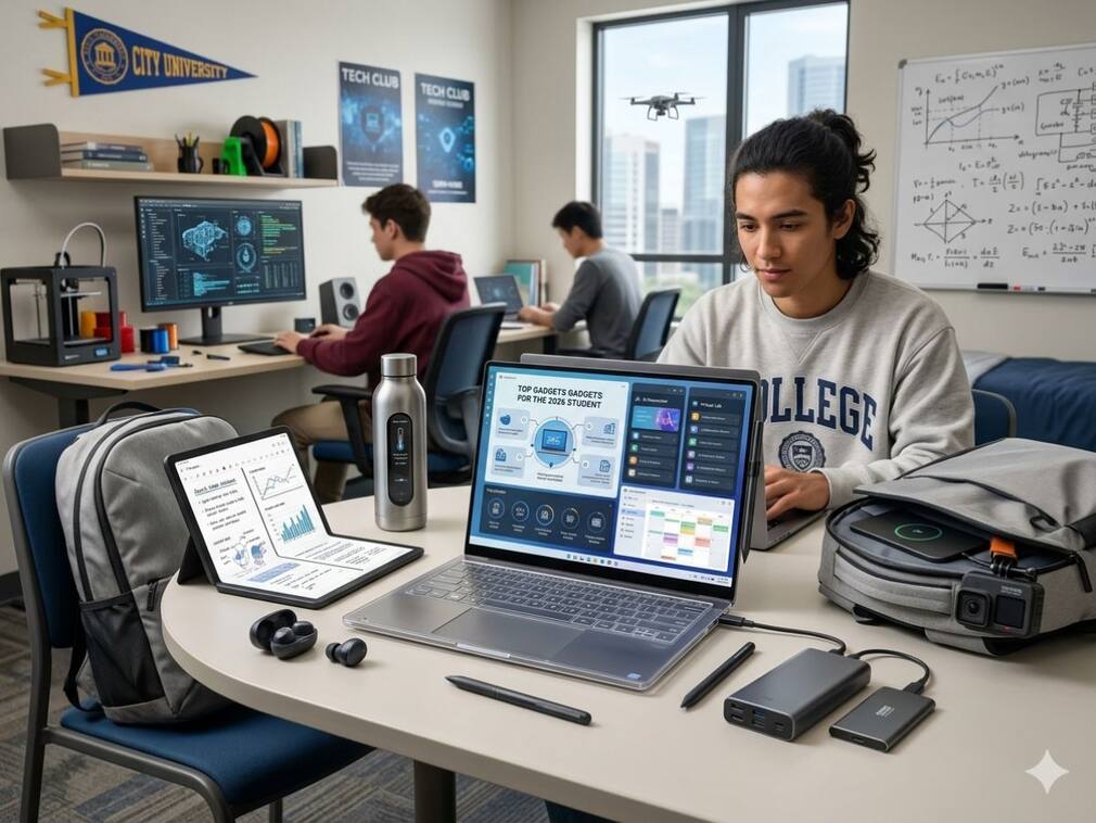 Top gadgets every college student should own in 2026