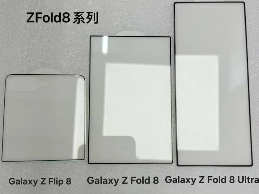 Samsung Galaxy Z Fold 8 vs Fold 8 Ultra vs Z Flip 8: New leak reveals key design differences