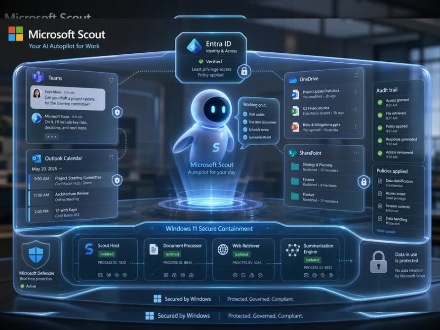Microsoft Scout, an OpenClaw-powered AI assistant works across Outlook, Teams and more: Here's how