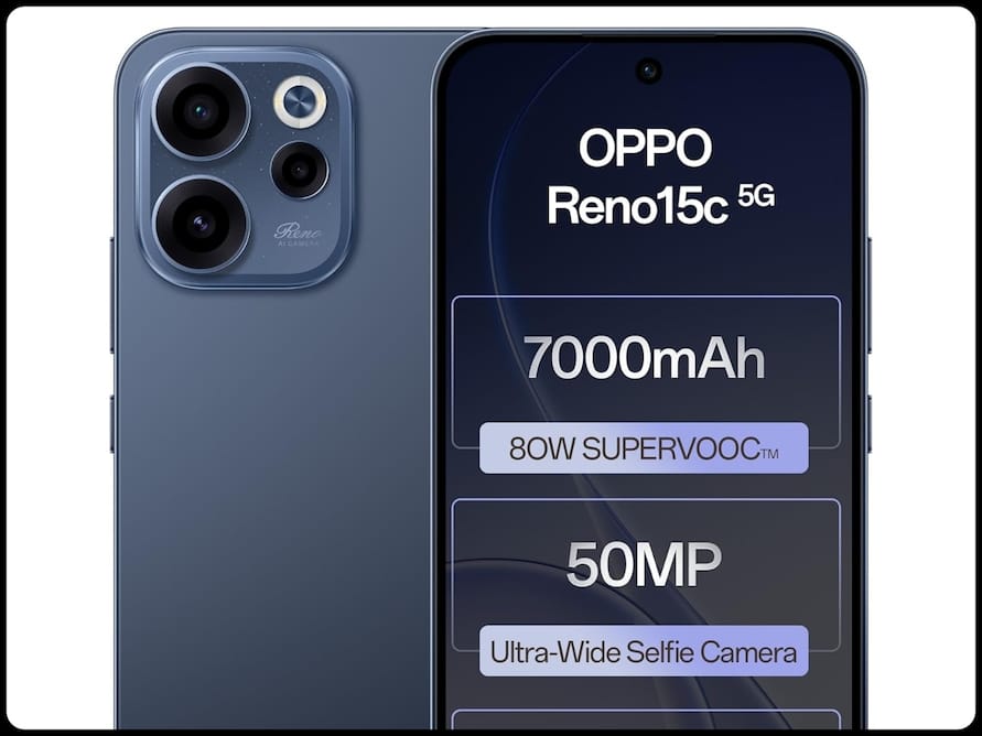 7000mAh बैटरी वाले Oppo Reno 15c 5G पर 4,199 रुपये का Discount, Amazon की डील के आगे Flipkart पस्त