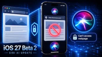 iOS 27 Beta 2 reportedly adds a new restriction for Siri AI