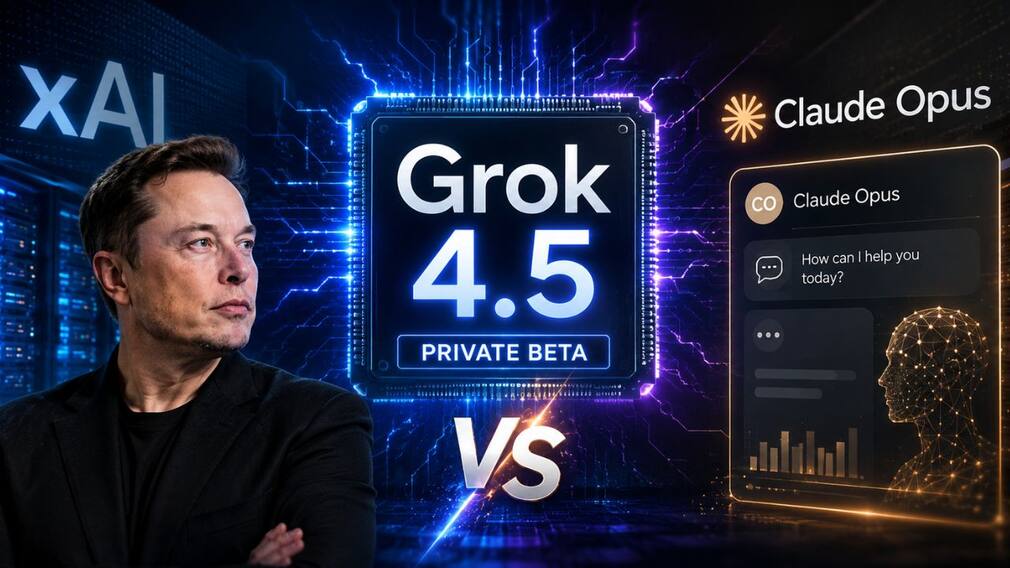 Elon Musk introduces Grok 4.5 in private beta: xAI's latest AI could rival Claude Opus