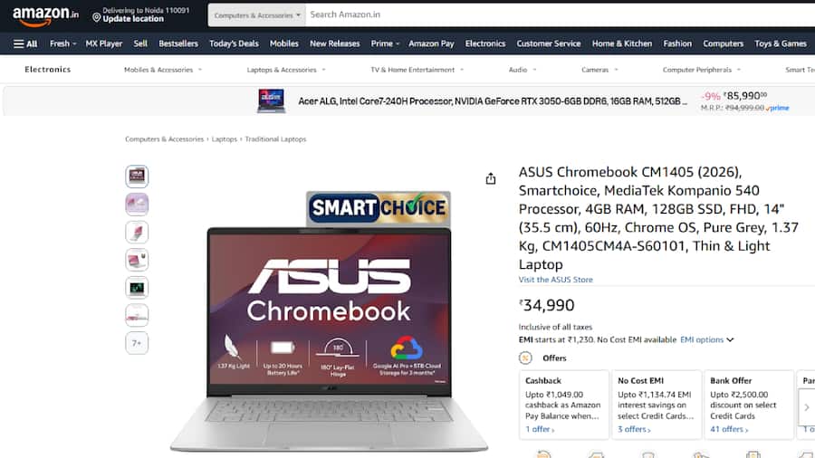 ASUS Chromebook CM1405