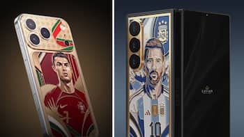 Caviar unveils luxury Messi and Ronaldo iPhone 17 Pro, Galaxy Z Fold 8 Ultra editions in 24K gold